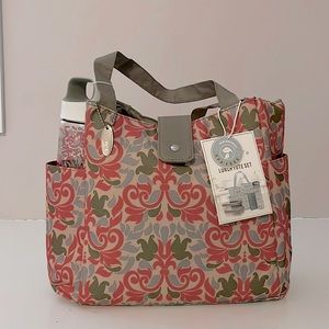 Durable & Reusable Premium Insulated Tote Lunch Bag Set for Picnic/Beach